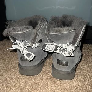 Customizable Bailey Bow Mini UGG boots